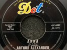 Anna/I Hang My Head And Cry by Arthur Alexander (Dot 16387) 7