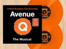 ORANGE VINYL----  AVENUE Q Original Broadway Cast Recording BAM  EXCLUSIVE  0706