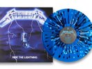 Metallica Ride The Lightning 40th Anniversary Blue Splatter Vinyl In Hand