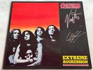 KREATOR Extreme Aggression RARE SIGNED ORIGINAL 1st PRESS VINYL LP AUTOGRAPHED