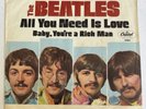 Beatles All You Need Is Love Baby Your A Rich Man Capitol 5964 45rpm W/PS (1967)
