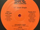 J.S.A. SOCIETY RAP (1985)  ELECTRO RAP BOOGIE 12