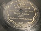 BOLIVIAN 78 RPM Record Bolivia Victor 30301 Estudiantina Centro Artistico Hayden