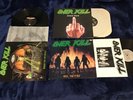 (3) 1985 1987 1988 Overkill Vinyl lp Record Albums:  Under The Influence, F You+