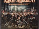 Amon Amarth Great Heathen Army LP SIGNED Smoke Clear Vinyl Unplayed Metal Blade