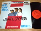 DIGITAL EMOTION * 1st Press 12'' MAXI SINGLE ' GO GO YELLOW SCREEN ' 1984 VGC