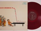 DAVE BRUBECK Plays - Solo Piano FANTASY LP mono red wax u