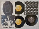 DISCHARGE SINGLE X 3 - FIGHT BACK STATE VIOLENCE CONTROL REALITIES OF WAR   PUNK