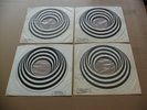 4 GENUINE ORIGINAL UK VERTIGO SWIRL INNER SLEEVES NUCLEUS AFFINITY MAY BLITZ etc