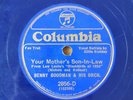 Billie Holiday 1st Record 'Your Mother's Son In Law' 1933 78 rpm record Jazz