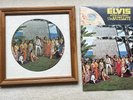 Elvis Presley Aloha from Hawaii Framed Picture Disc + 2-LP Record Album Set