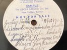 Eugenia Zareska, Eduard van Beinum – 78 rpm Decca test press MAHLER
