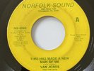 VAN JONES AND THE JAYS Time Has Made A New Man Of Me NORFOLK SOUND 45 RARE SOUL