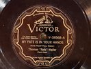 Victor 38536 Fats Waller FATE IS IN YOUR HANDS  Jazz 1930  78 rpm E