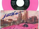 1985 -ARETHA FRANKLIN- BECKETT BAS Signed/Autograph/Auto Pink Promo 45 Record