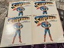 Superman vinyl LP’s, Vols. 1,2,3,4 Radio Broadcast, Kellogg's 1974 (5)