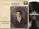 SXL 2178 WB ED1 1E Backhaus, Beethoven Piano Concertos #1 & #2 Vienna Phil.