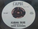 GENE SUMMERS  ALABAMA SHAKE / JUST BECAUSE  US CAPRI 1964 TEXAS ROCKABILLY RNR