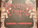 CANNIBAL CORPSE “SACRIFICE/CONFESSIONS” 7 INCH VINYL RECORD