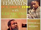 PACIFIC JAZZ STEREO PJ-6 - TEDDY EDWARDS - IT's ABOUT TIME W/ Les McCANN.