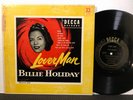 BILLIE HOLIDAY Lover Man 10” LP DECCA DL 5345 MONO DG 1951 Jazz