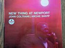 John Coltrane / Archie Shepp- New Thing At Newport LP Impulse  vinyl record jazz