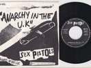 SEX PISTOLS * Anarchy In The UK * 1977 FRANCE 45 * PUNK KBD *