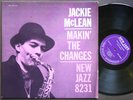 JACKIE MCLEAN Makin' The Changes LP NEW JAZZ NJLP 8231 RVG DG MONO Mal Waldron