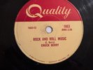 CHUCK BERRY ROCK AND ROLL MUSIC QUALITY  78 RPM
