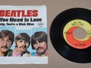 Vintage Beatles ALL YOU NEED IS LOVE 45 Record With Picture Sleeve