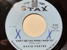Northern Soul 45 David Porter Stax 163 Can’t See You When I Want To/Win You Over