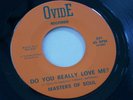 Masters Of Soul 45 rpm Record Do You Really Love Me Northern Soul Houston Texas