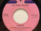 Funk Modern Soul 45 M. NANCE JR. & SENSUOUS Sunshine / Garden REAL MUSIC listen
