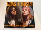 GUNS N' ROSES  Everybody's Ass is Up For Grabs 2xLP 1988 PMRC 887 LIVE/DEMOS GNR