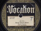 FURRY LEWIS: rock island blues / everybody's blues VOCALION Single 78 RPM