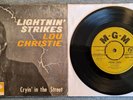 Lou Christie lightnin`strikes 1965 Ex/Vg+ Norway 7