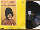 NINA SIMONE – Broadway - Blues - Ballads 1st Original US Press 1964 Mono LP