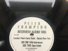 PETER FRAMPTON PREMONITION RARE INTERVIEW LP UK VIRGIN VINYL LP MORGAN 1