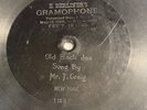 E. BERLINER'S GRAMOPHONE RECORD # 1852 OLD BLACK JOE SUNG by MR. J. GRAIG 1895