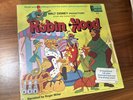 WALT DISNEY ROBIN HOOD STORY & SONGS DISNEYLAND LP 1973 w/ BOOK 3810 PURPLE ED.