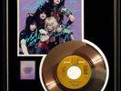 MOTLEY CRUE HOME SWEET HOME GOLD RECORD W- SIGNED PRINTED AUTOGRAPHS RARE