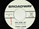 Northern Soul 45 - ?/Tommy Andre - Hold Back The Tears - Broadway rare misprint