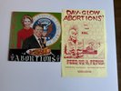 Dayglo Abortions Feed Us A Fetus LP PROMO POSTER Original Fringe Punk KBD HC DOA