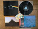 PINK FLOYD The Dark Side Of The Moon JAPAN LP w/ Book 2 Poster & Card Solid Blue