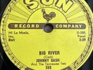 Sun 78 RPM Johnny Cash - Big River / Ballad Of A Teenage Queen 283 V++