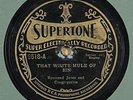 BLACK GOSPEL - Rev. Jones (John Byrd) & Congregation - Supertone 9518 - 78 G++