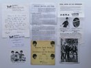 THE BEATLES UK FAN CLUB CHRISTMAS FLEXI RECORD 1963 & SIX INSERTS