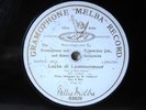 78rpm NELLIE MELBA sings LUCIA DI LAMMERMOOR - Mauve G&T SINGLE-SIDED