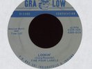 The Four Labels - Lookin' on Gra Low R&B Doo Wop Popcorn 45