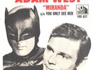 ADAM WEST --RARE  BATMAN TV-SERIES RELATED PICTURE SLEEVE + 45--(MIRANDA)-PS-PIC